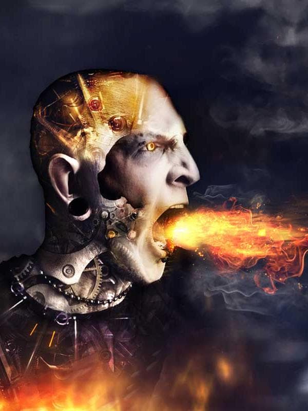 Fire of anger
